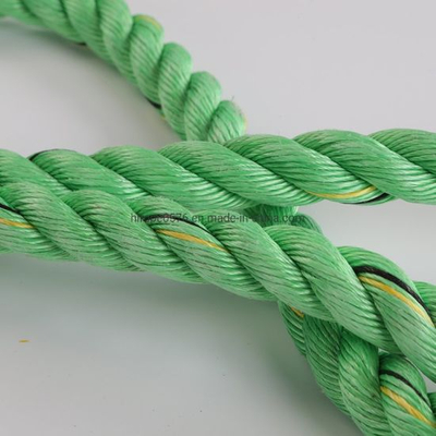3股绿色PP绳船用聚丙烯绳