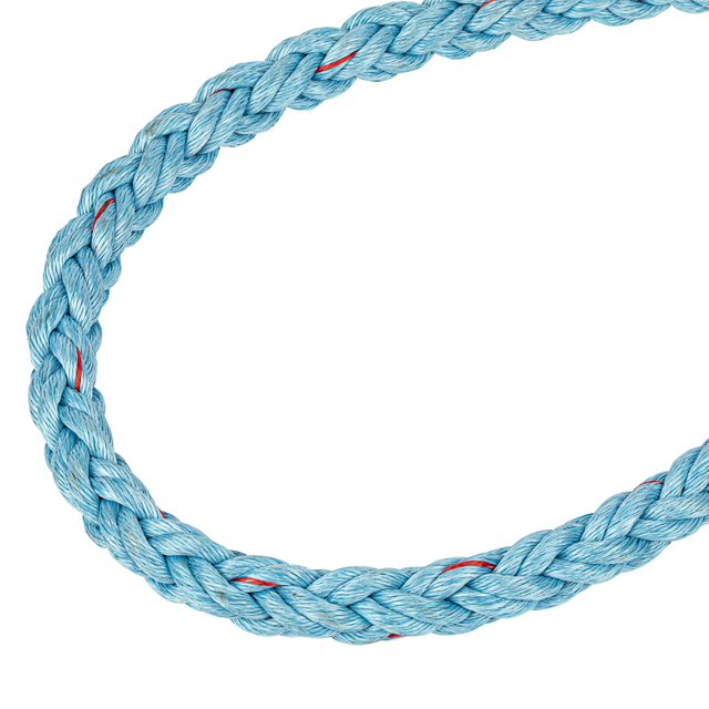 12 毫米 X 35 米卷轴蓝色 3 股聚丙烯绳 - 航运露营系泊护舷游艇