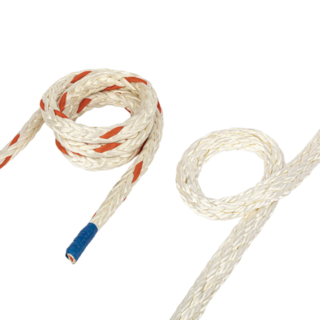 高强度12股彩色牵引绞车绳