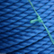 3股蓝色钓鱼PP绳，具有ABS认证