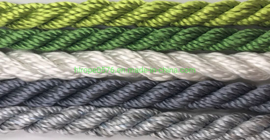 6 毫米/8 毫米（1/4-5/16 英寸）彩色扭绞涤纶绳高强度涤纶绳