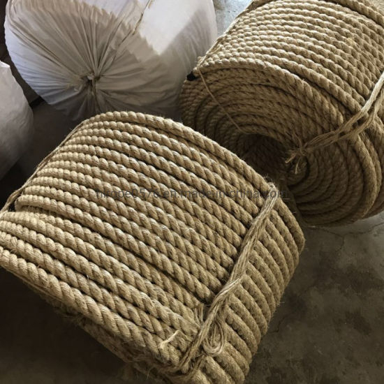 专业工厂3股剑麻绳马尼拉绳黄麻绳