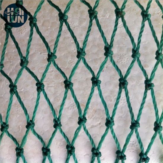 优质高强度编织绿色PE渔网