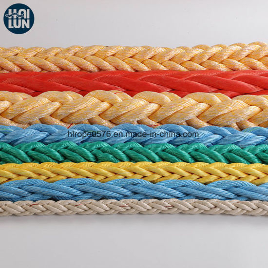 编织聚丙烯编织绳船用系泊缆绳