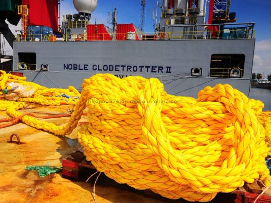船舶用扭曲扭曲的系泊绳高强度PP丹宁绳