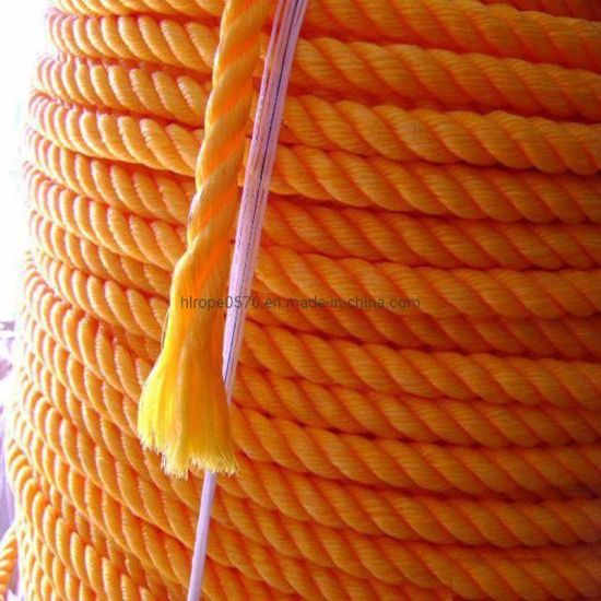 高品质3/4股丙纶PP / PE捻丹宁绳