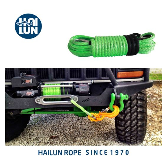 合成电动 Amsteel 牵引绞车绳，带软孔眼，带顶针，适用于 ATV 和 SUV 后备箱