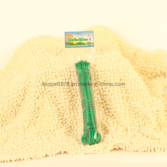 环保PVC+涤纶纱线晾衣绳