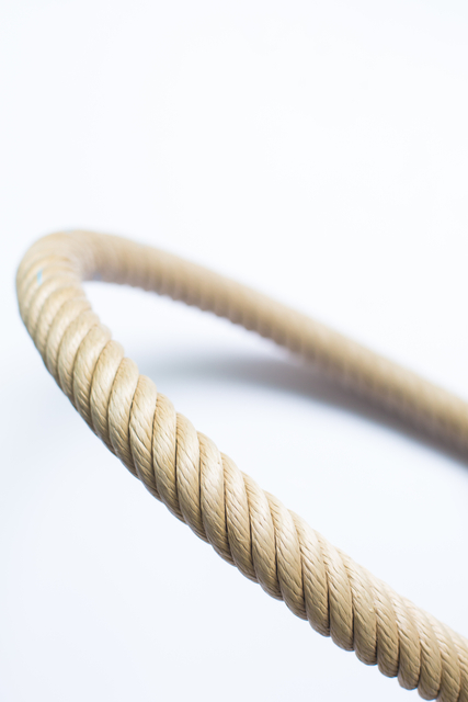 高点聚丙烯/聚酯6x8组合钢丝游乐场纤维绳