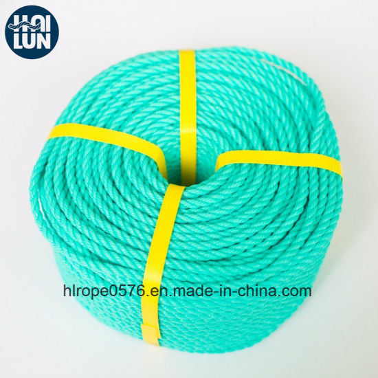 用于钓鱼和系泊的彩色漂浮PE绳