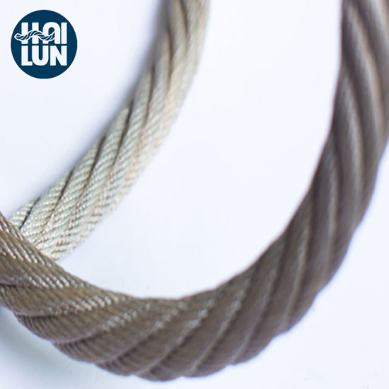 灰色3股PP组合钢丝绳
